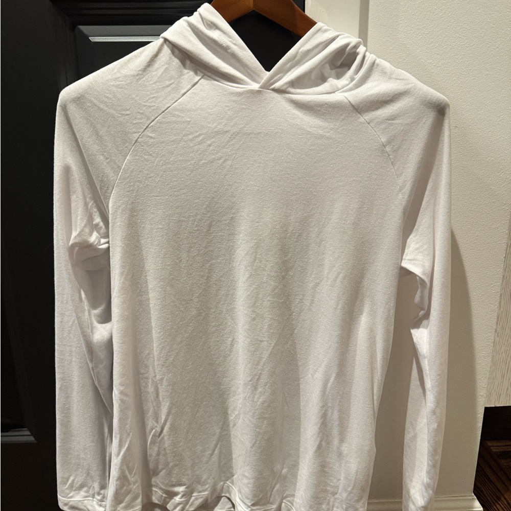 ALO White Men's Hoodie Shirt